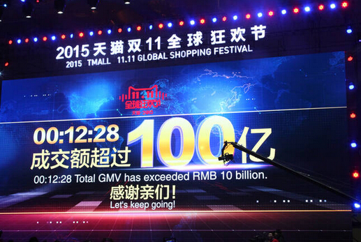 “雙11”拉動(dòng)全球購物狂歡 天貓銷售額12分鐘破百億.jpg